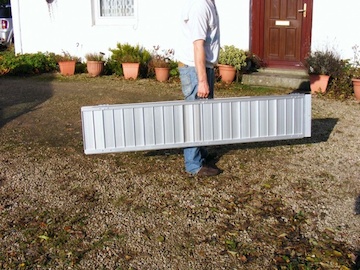 STR001-7 Prenosná skladacia rampa pre invalidné vozíky 2,13 / 250kg