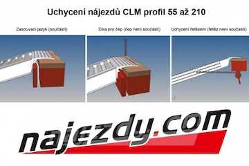 125.35.SB Hliníkové nájazdy - 3,5m / 4,4t